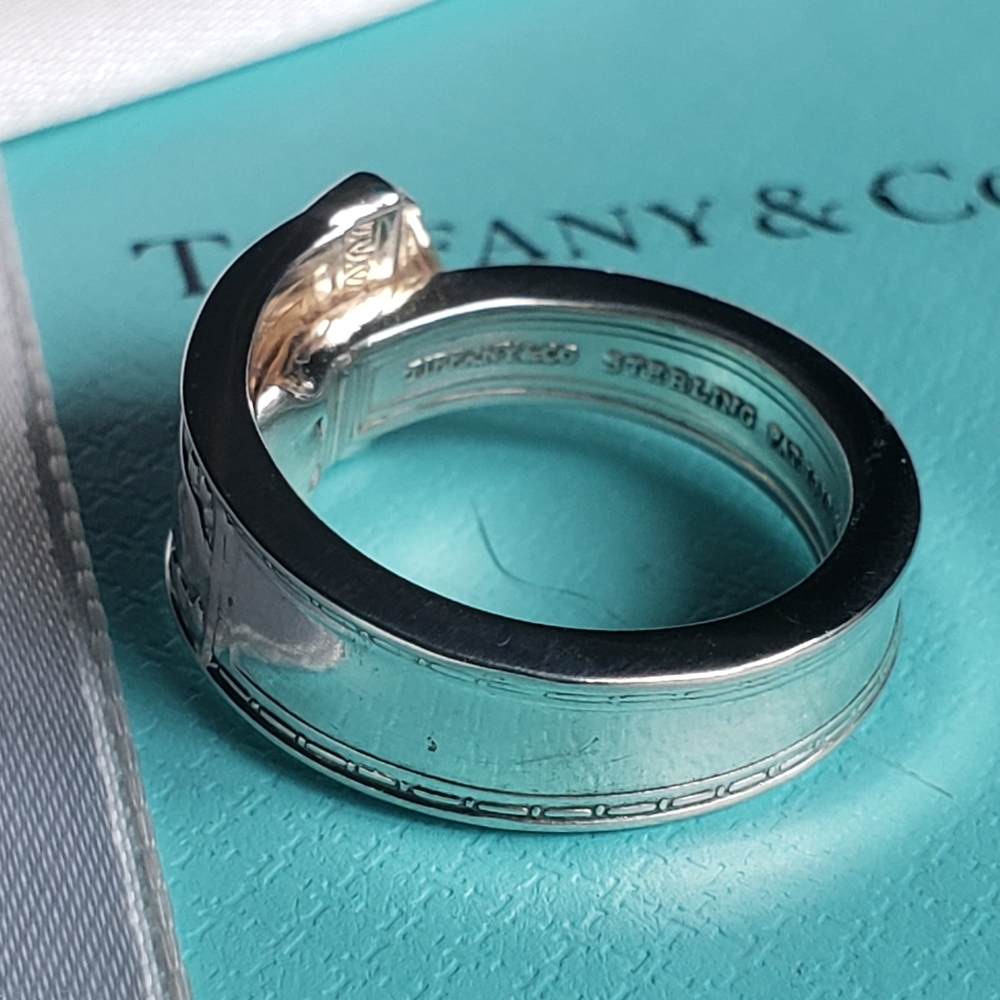 Antique 1916 Tiffany & Company Spoon Ring #16 - Picture 6 of 13